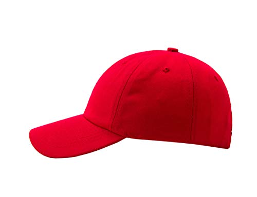 Hats for Men Classic Adjustable Strapback Cotton Dad Hats Baseball Caps for Men and Women - color: Red