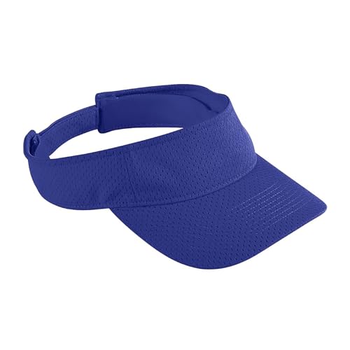 Augusta Sportswear Women's Athletic Mesh Visor - Stylish Sun Hat for Golf, Running, and Outdoor Activities - color: Purple