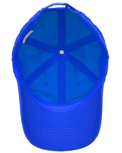 Gelante Cotton Twill Washed Unstructure Baseball Cap - Adjustable Blank Hat for Men Women - Wholesale Bulk Lot of 6 Pack - color: Solid Royal