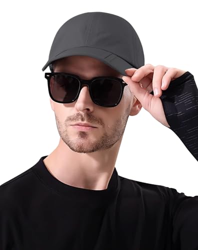 Sumolux Waterproof Baseball Cap Men Women Sun Hat Quick-Drying - color: Gray, size: One Size