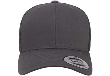 Yupoong Yp Classics Retro Trucker Cap - color: Charcoal, size: One Size, style: Single