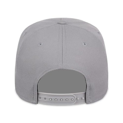 Lids Blank Hook Shot A-Frame Adjustable Snapback Hat – Breathable Mesh & Lightweight | Curved Bill | One Size Fits Most - color: Light Grey