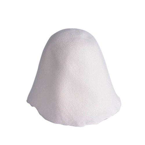 Wool Felt Cone Cloche Hood Millinery Hats Fascinators Block Base Body B107 - color: #2 Ivory