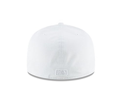 New Era Mens New York Yankees MLB Authentic Collection 59FIFTY Cap, Adult, Scarlet - color: White, size: 7