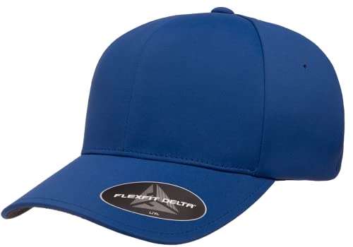 Flexfit Delta 180 Seamless Stretch-Fitted Hat with 3-Layer Sweatband - color: Royal, size: Large-X-Large
