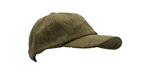 Walker and Hawkes Derby Tweed Shoulden Baseball Cap - color: Light Sage