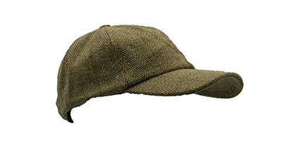 Walker and Hawkes Derby Tweed Shoulden Baseball Cap - color: Light Sage