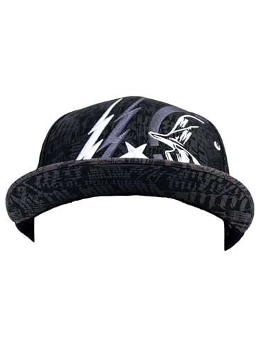 Metal Mulisha Ghost 3 Flex Hat - color: Black Gray, size: Large-X-Large