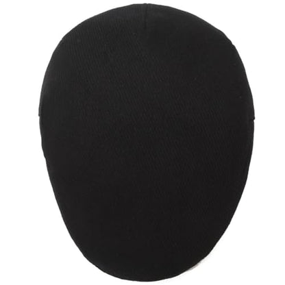 Men's Newsboy Cap with Earflaps Flat Ivy Caps Gatsby Golf Cabbie Hats - color: Black Stripe