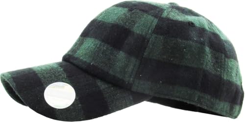 Lumberjack Plaid Aviator Trapper Hat Trooper Ear Flaps Ushanka Eskimo Cold - color: Dark Green Black Plaid