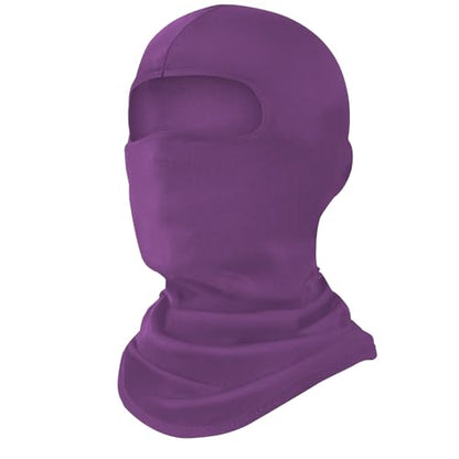 YESLIFE Summer Balaclava Ski Mask for Men&Women, Face Mask - color: Purple