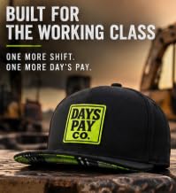 Black 6 Panel Snapback Hat with Green Logo Plaid Underbrim