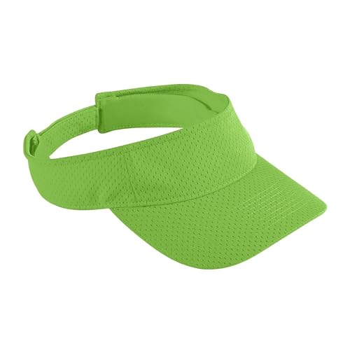 Augusta Sportswear Women's Athletic Mesh Visor - Stylish Sun Hat for Golf, Running, and Outdoor Activities - color: Lime