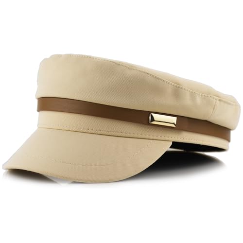 Newsboy Caps Fall Hats for Women Fashionable Vintage - color: T1-flat-beige