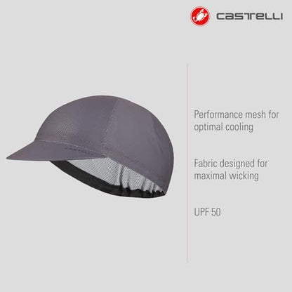 CASTELLI Unisex Espresso 2 Cap - color: Smoky Gray