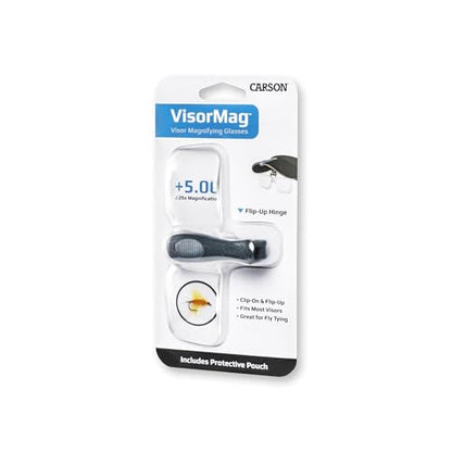 Carson VisorMag 2.25x Power Clip-On Magnifying Lens for Hats (VM-14) - style: 2.25x Power