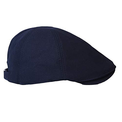 WITHMOONS Flat Cap Cabbie Hat Gatsby Golf Ivy Irish Newsboy Cotton SL31218 - color: Navy