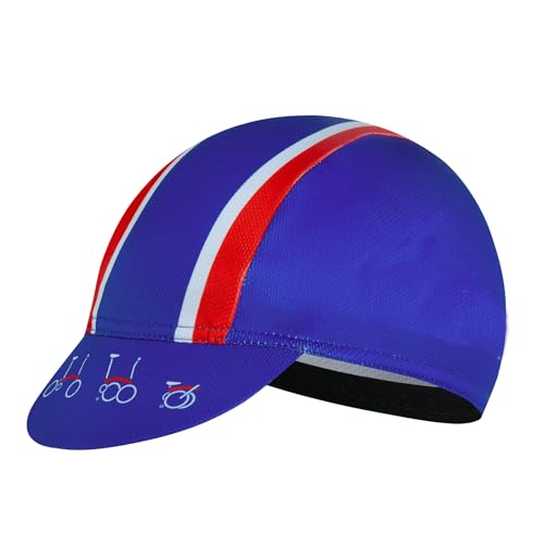 Cycling Cap for Man and Woman-Cycling Hat Under Helmet-Polyester Breathable Sweat Absorbent - color: Cou-14