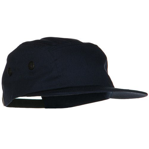 e4Hats.com 5 Panel Camouflage Twill Cap - color: Navy