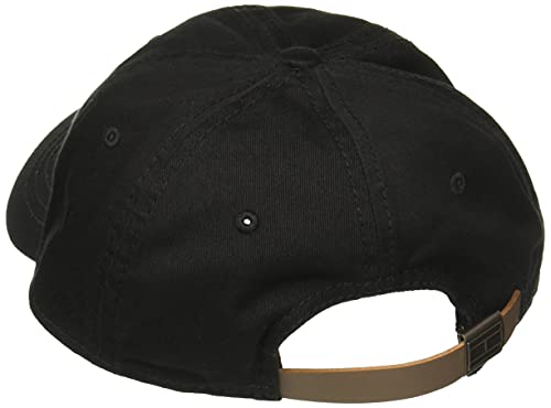 Tommy Hilfiger Men's Cotton Logo Adjustable Baseball Cap - color: Tommy Black