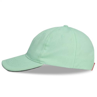 Headsweats Dad Hat – Men's Embroidered Twill Baseball Cap, Adjustable Strapback, Lightweight, Breathable - color: Seafoam/Mountains