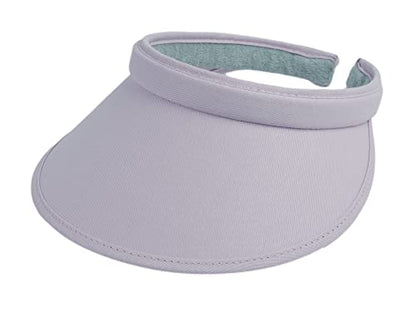 TOP HEADWEAR Sports Cotton Twill Clip-On Visor 3.5 Inch Wide Brim - color: Periwinkle