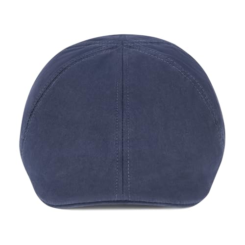 BOTVELA Men Cotton Ivy Irish Gatsby Cabbie Newsboy Cap - color: Navy, size: 7 3/4