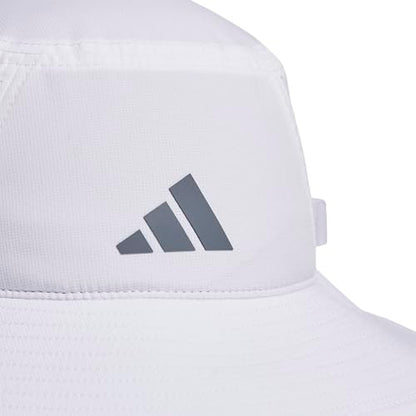 adidas Men's Victory Bucket Hat Boonie - color: White/Onix Grey/Black/5, size: Large-X-Large