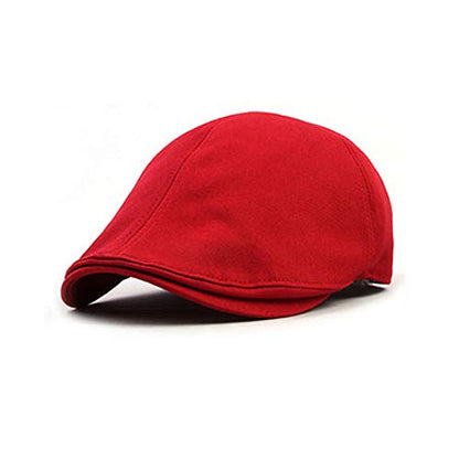 WITHMOONS Newsboy Hat Original Clean Up Adjustable Style Ivy Hat MAAD0884 - color: Red