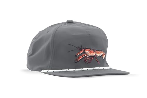 Bajío Fishing Hat - Performance, Corduroy and Twill Trucker Snapback - color: Crawfish - Charcoal - Performance