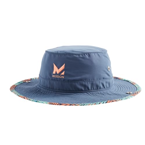 MISSION Cooling Bucket Hat - Unisex Wide-Brim Hat for Men & Women - Lightweight, Foldable & Durable - Cools Up to 2 Hours - color: Sea Palm