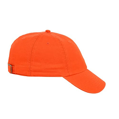 Lids Blank Baseline Dad Adjustable Strapback Hat - color: Orange