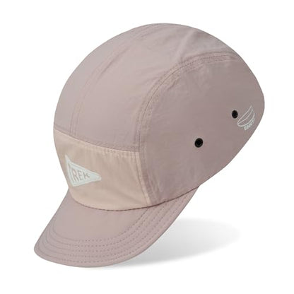 Clakllie Quick Dry Short Brim Hats for Men 5 Panel Running Hat Waterproof Baseball Cap Outdoor Hiking Hat Flat Bill Cadet Cap - color: Cdus-bssd2567-pink