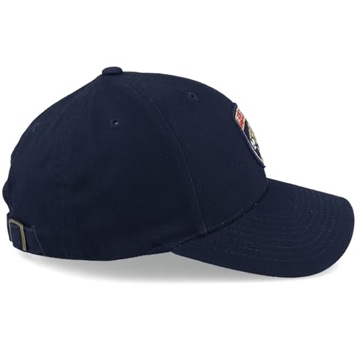 AMERICAN NEEDLE Unisex Officially Licensed NHL National Hockey League Adjustable Buckle Strap Baseball Hat - color: Florida Panthers (Navy)