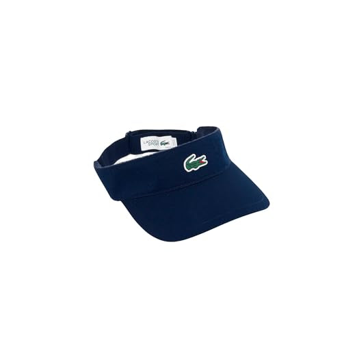 Lacoste Diamond Taffeta Sport Visor - color: Navy Blue