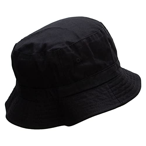 e4Hats.com 305 Embroidered Bucket Hat - color: Black