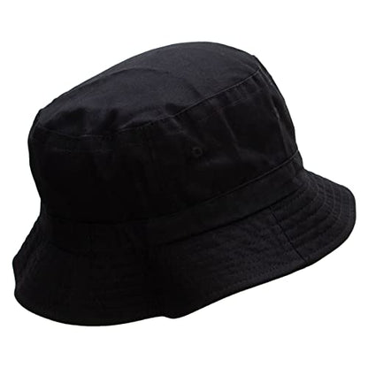 e4Hats.com 305 Embroidered Bucket Hat - color: Black