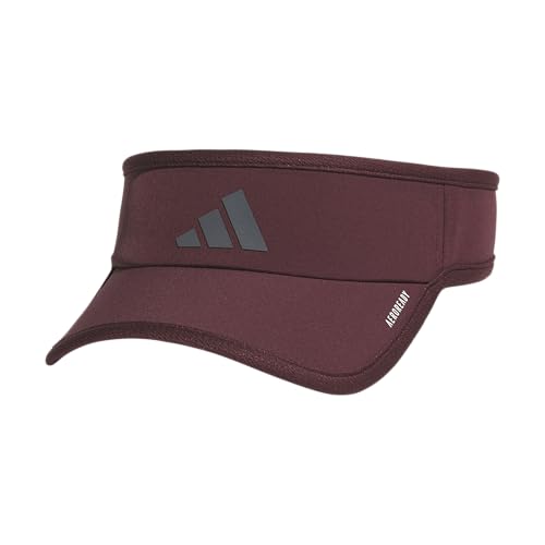 adidas Men's Superlite Visor - color: Aurora Ruby Red/Onix Grey/3
