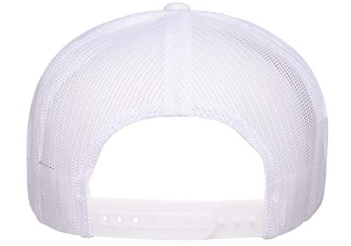 Yupoong Yp Classics Retro Trucker Cap - color: White, size: One Size, style: Yp Classics Classic Trucker Cap