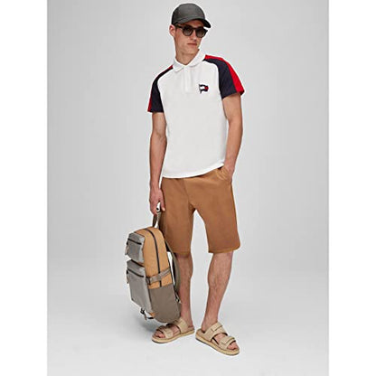 Tommy Hilfiger Men's Cotton Billy Adjustable Flap Baseball Cap - color: Navy Blazer