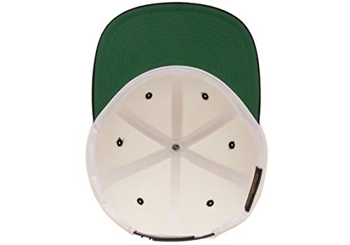Flexfit Unisex Adult Yp Classics Premium Snapback Cap – 2-Tone - color: Natural/Black
