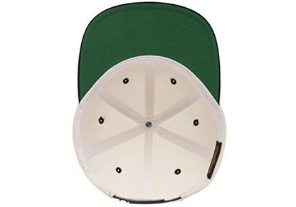 Flexfit Unisex Adult Yp Classics Premium Snapback Cap – 2-Tone - color: Natural/Black