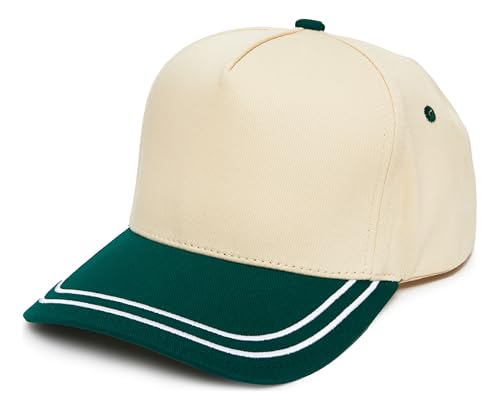 Funky Junque Women's 2 Tone Trucker Hats - color: Kelly Green/Beige