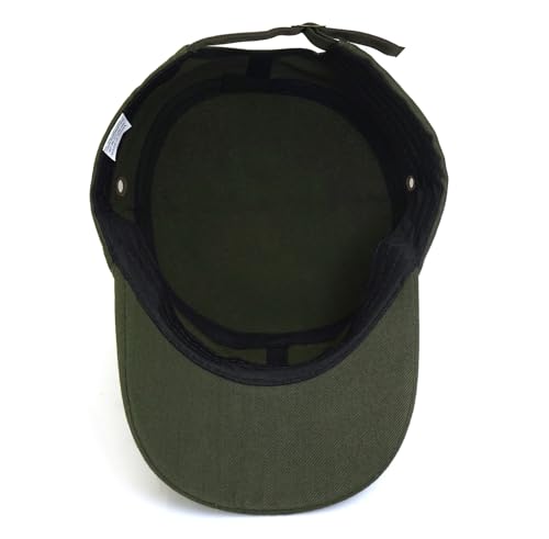 Unisex Basic Cadet Army Caps Everyday Military Style Hat - color: Army Green 1