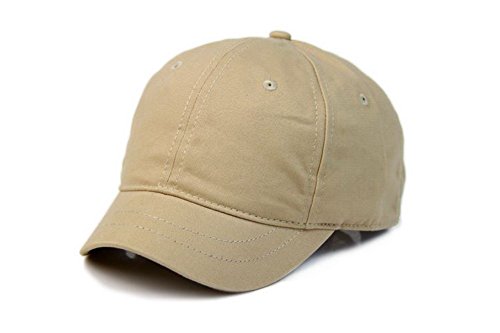 100% Cotton Adjustable Sun Hat Baseball Cap - color: Riding-khaki