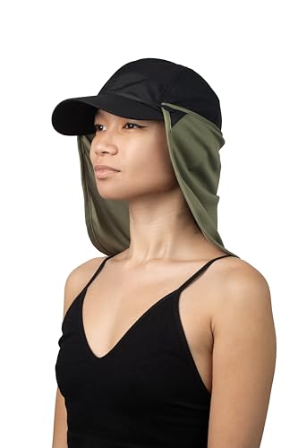 CoolNES - UV Sun Protection Neck Drape Adjustable Multifunctional 2 in 1 Face Covering for Outdoor Fishing - Unisex - color: Coolnes-neonlime