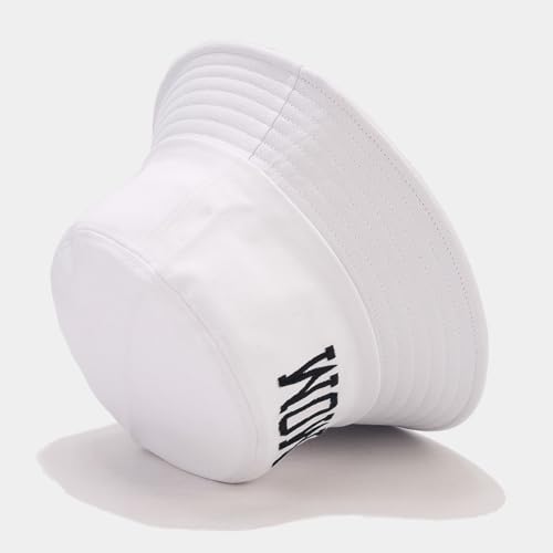 XYIYI 2 Pack Unisex Bucket Hat for Women Men Summer Beach Fishing Hat Sun Hat - color: Mom Black White