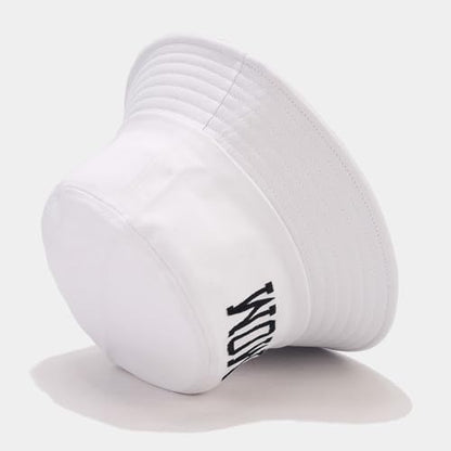 XYIYI 2 Pack Unisex Bucket Hat for Women Men Summer Beach Fishing Hat Sun Hat - color: Mom Black White