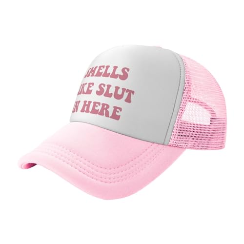 You Find It Offensive? I Find It Funny Trucker Hats for Women Pink Men Funny Slogan Pink Hats for Men - color: 24 Pink