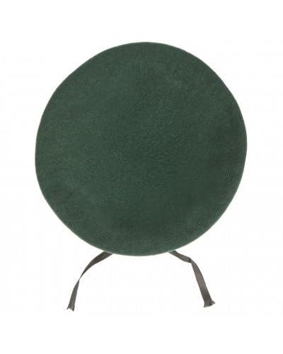 SILAK Traditional Army Style Cap with Metal Star Badge – Che Guevara Inspired, Woolen French Beret Hat for Men and Women - color: Green